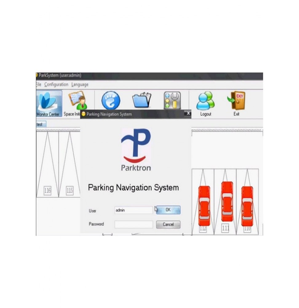 PPS384025 PGSCMS PARKTRON PGSCMS - Software de control para