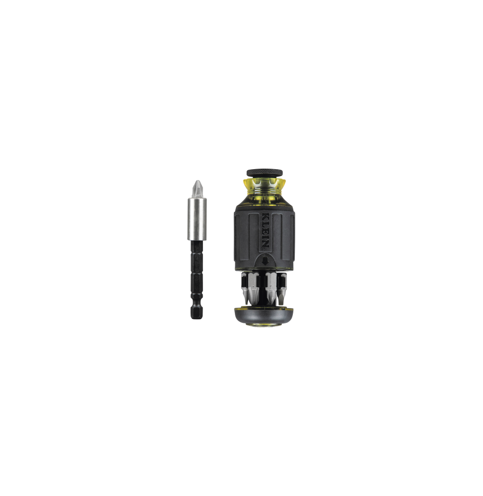 KLEIN TOOLS 32308 Desarmador Trompo 8 en 1 con Longitud Ajus