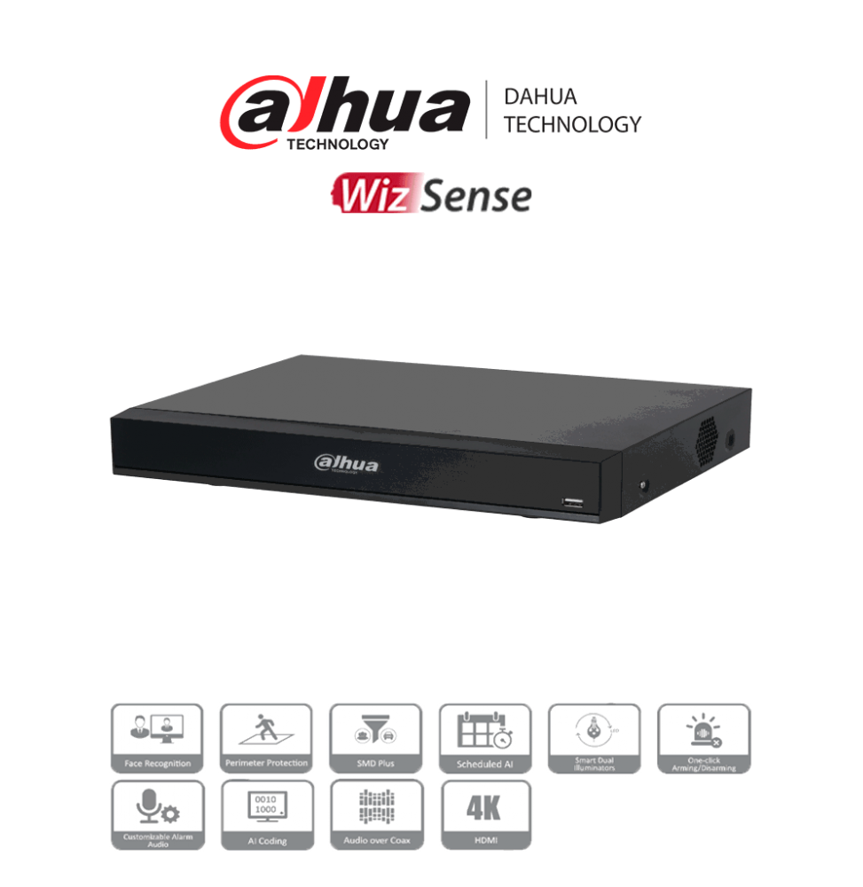 DHT0360017 DH-XVR7108HE-4K-I3 DAHUA DH-XVR7108HE-4K-I3 - DVR