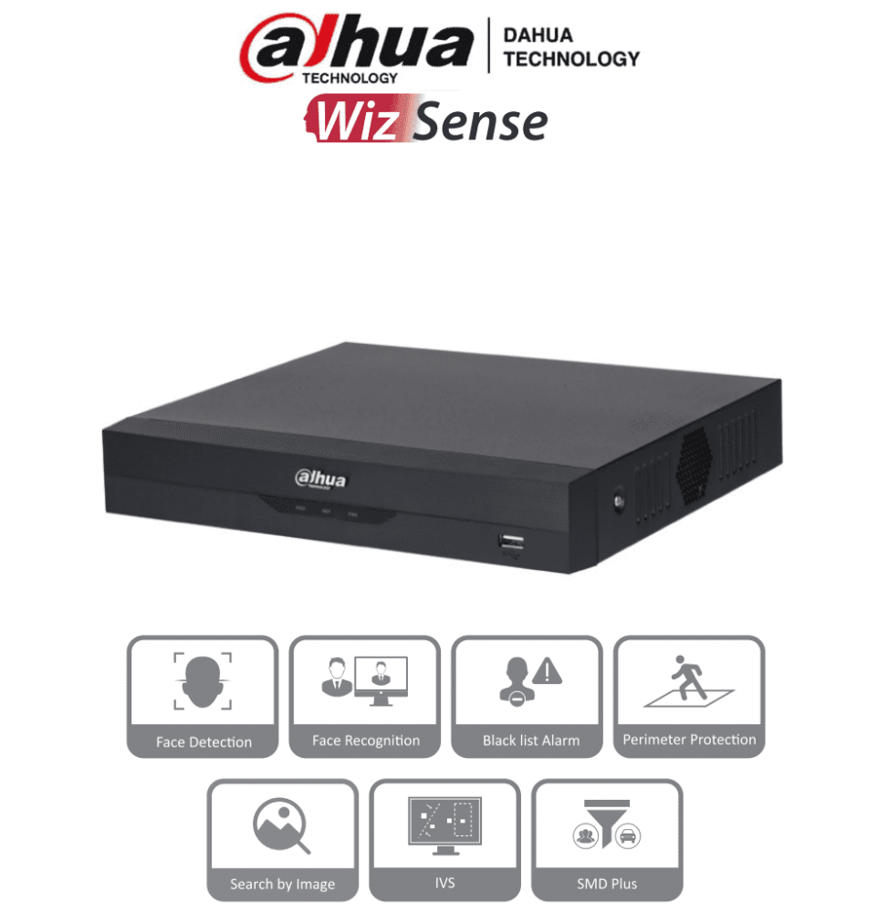 DHT0200013 DHI-NVR2116HS-I2 DAHUA NVR2116HS-I2 - NVR de 8 Me