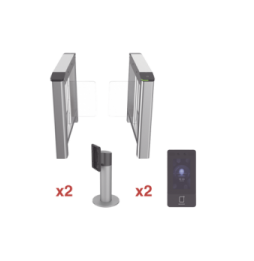 HIKVISION DSK3B220KIT Kit de Torniquete con Terminales Facia