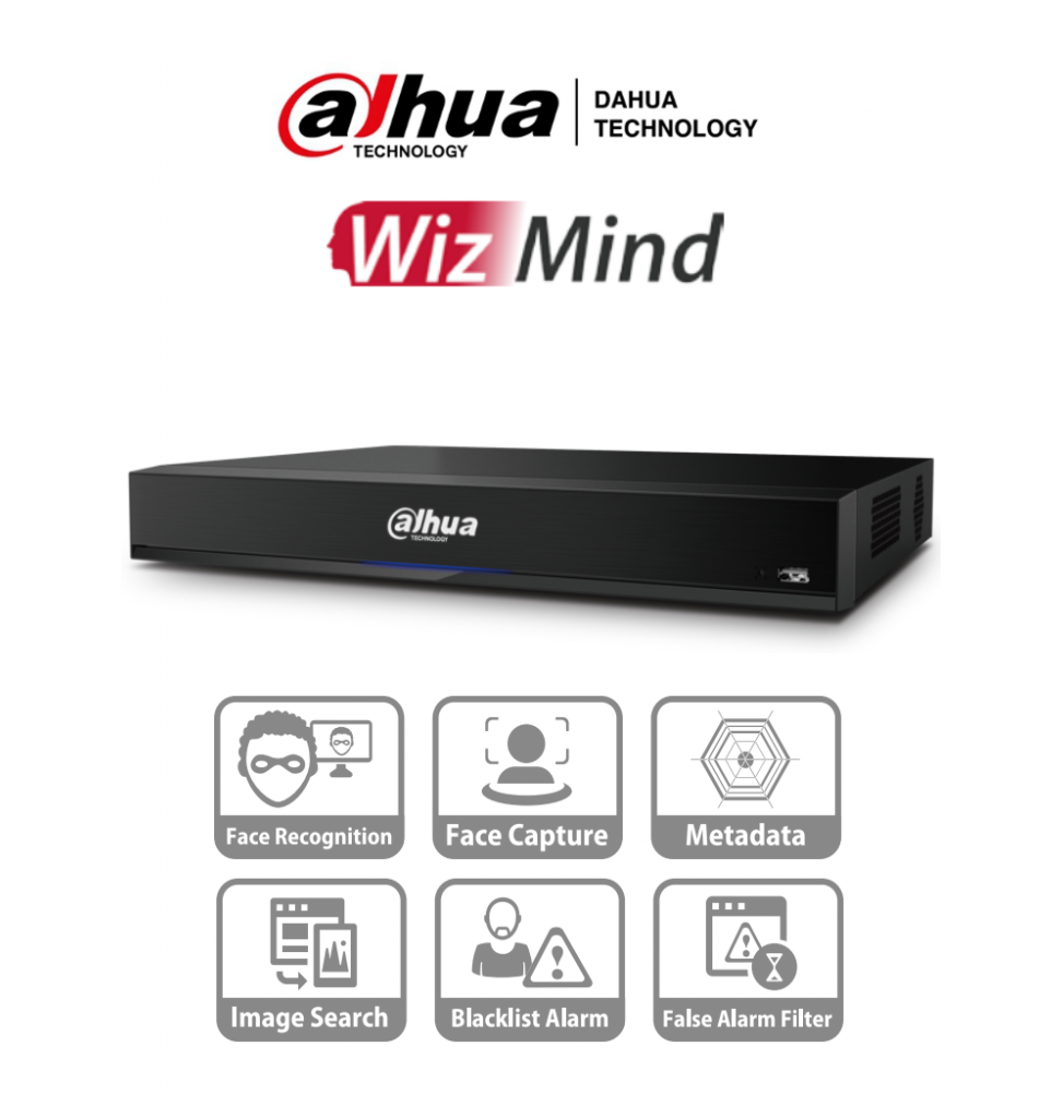 DAD5090006 DH-XVR8208A-4K-I DAHUA XVR8208A-4K-I - DVR de 8 C