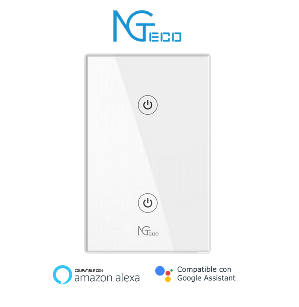 ZKT1320004 NG-S102 NGTECO NGS102 - Apagador Inteligente WiFi