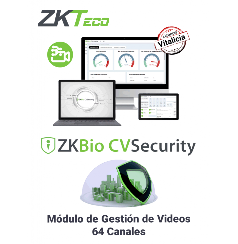 ZKT0740064 ZKBioCV-IVS-P64 ZKTECO ZKBIOCVIVSP64 - Modulo Vit