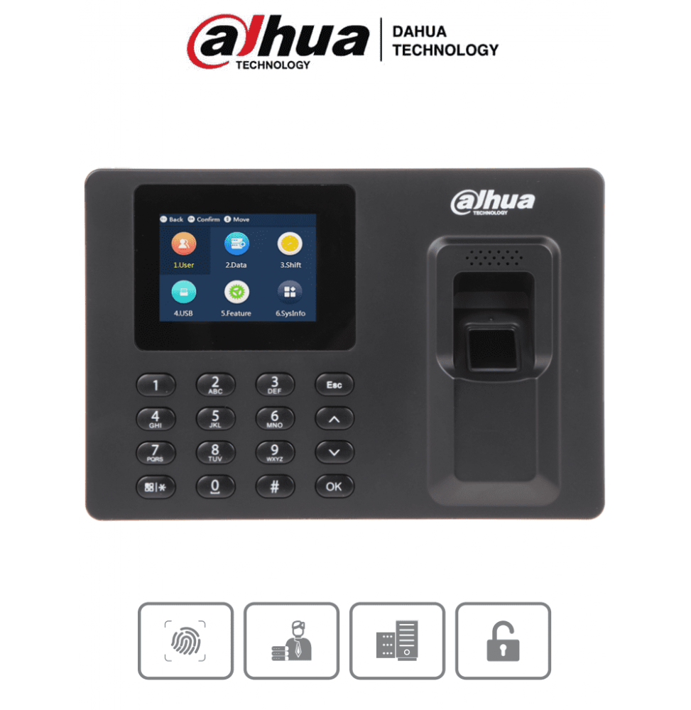 DHT0800004 DHI-ASA1222E DAHUA DHI-ASA1222E - Control de Asis