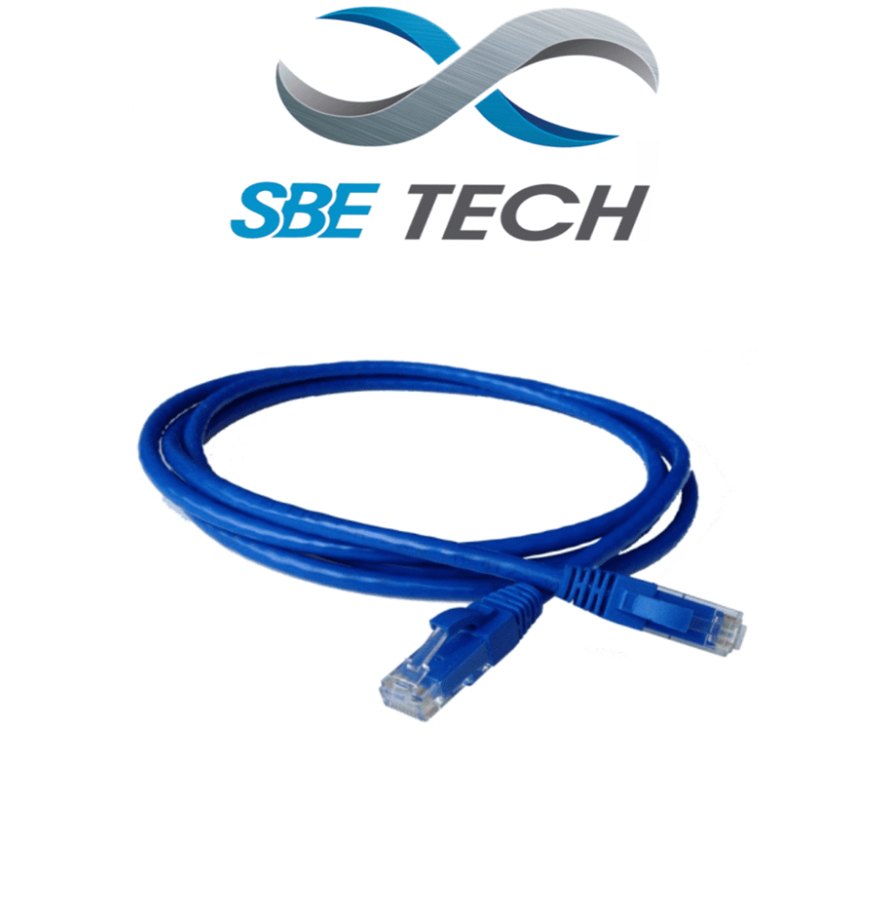 SBT6570002 SBE-PCC6U0.3M-BL SBETECH PCC6U03MBL- Pathcord Cat