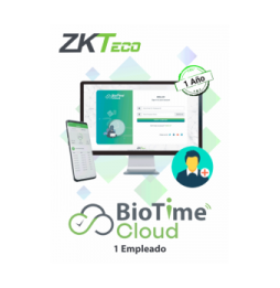 ZKT0820127 BTC -1 Employee ZKTECO BIOTIMECLOUDEMP - Licencia