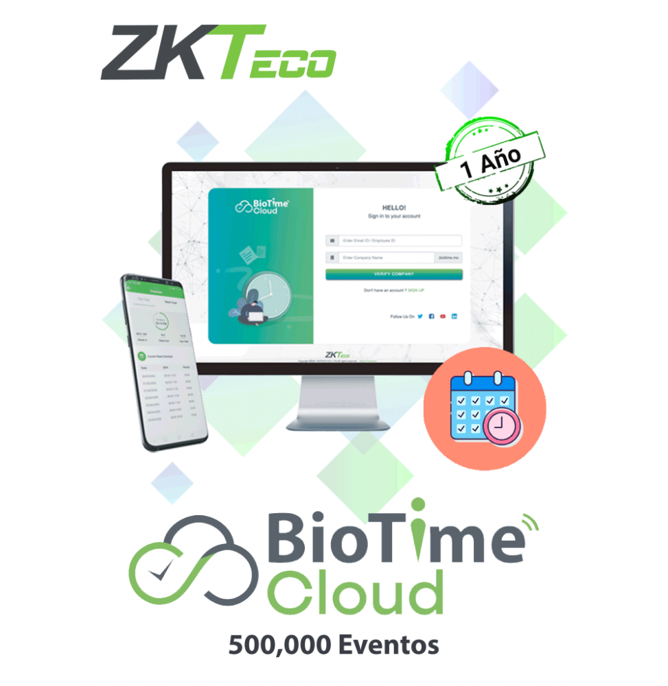 ZKT0820130 500 00 extra events  ZKTECO BIOTIMECLOUDEVENT - L