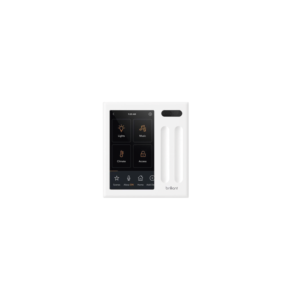 BRILLIANT BHA120USWH2C Control touch desde su pantalla en pa