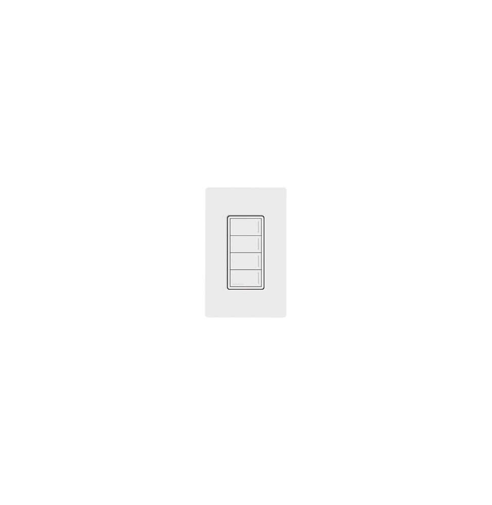 LUTRON ELECTRONICS RRSTW4BSW (RadioRa3) Botonera Sunnata Neg