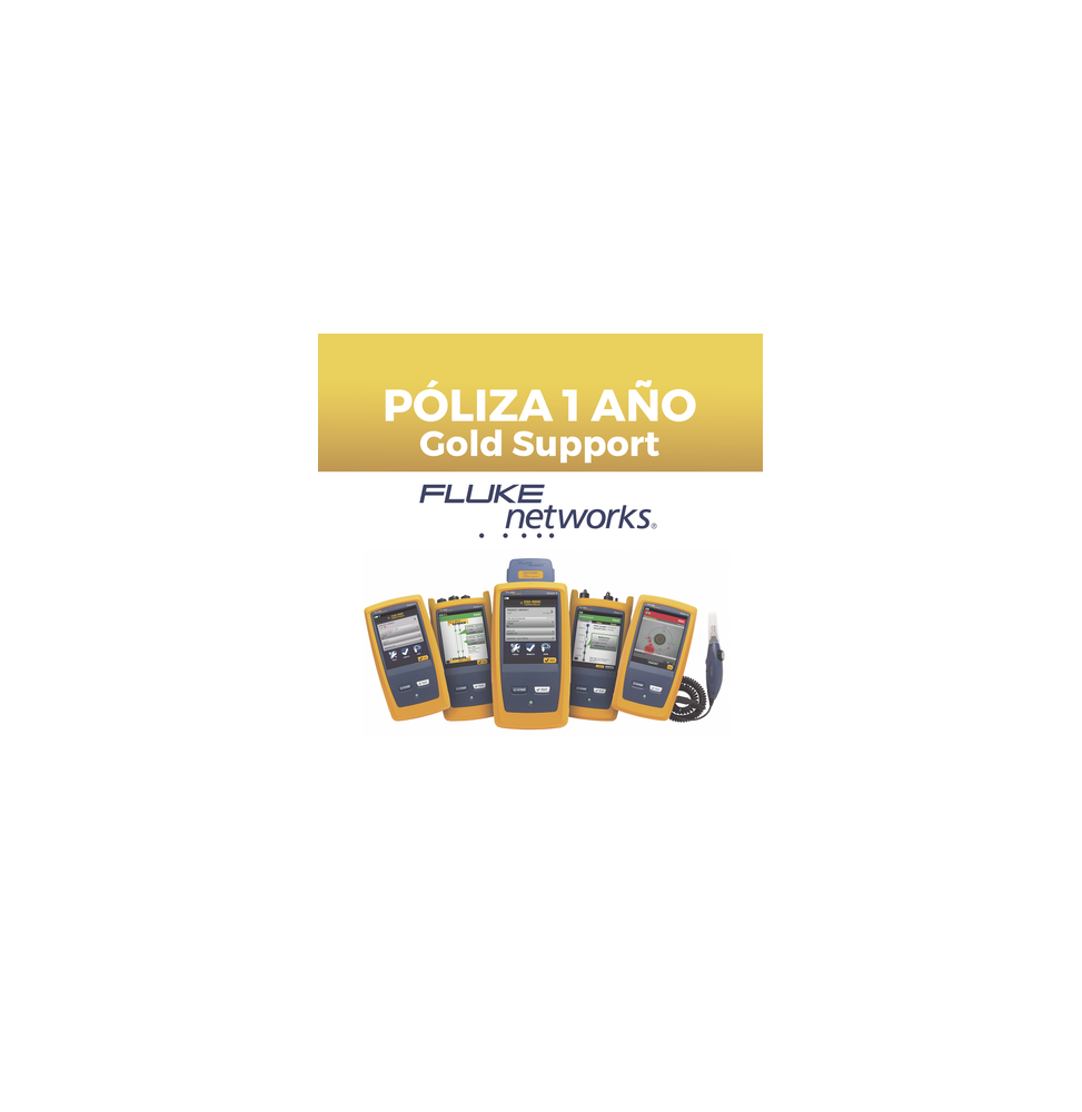 FLUKE NETWORKS GLDCFP100Q Poliza de 1 ano de Soporte Gold Pa