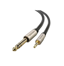 UGREEN 40806 Cable Audio Estereo 3.5mm (1/8") TRS a 6.35mm (