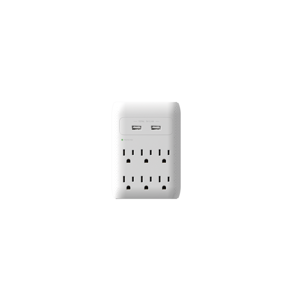 EPCOM POWERLINE EPLSPWUSB Multicontacto Supresor de Picos pa