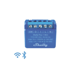 SHELLY SHELLYPLUS1MINI Mini Interruptor inteligente con Wi-F