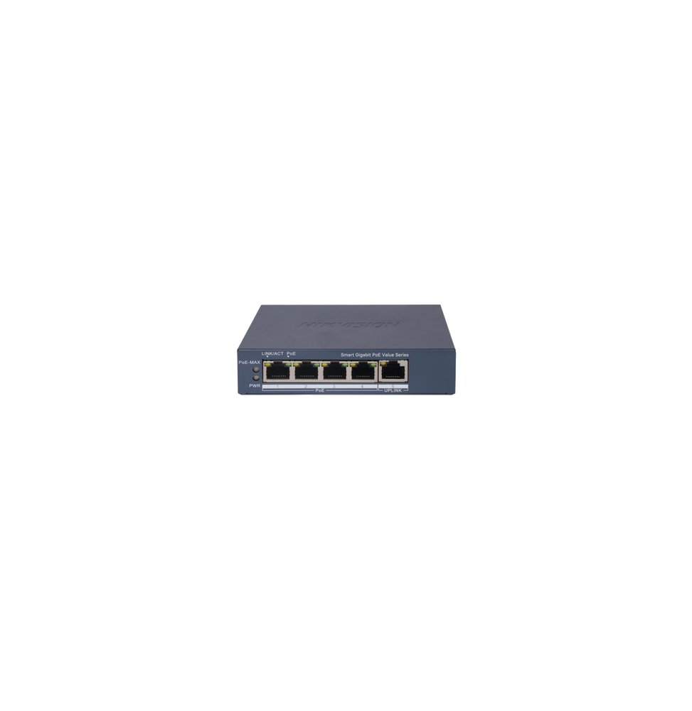 DS3E1505PEIM Switch Gigabit PoE / Administrable / 4 Puertos 10/100/1000 Mbps PoE af/at / 1 Puerto 10/100/1000 Mbps Uplink /