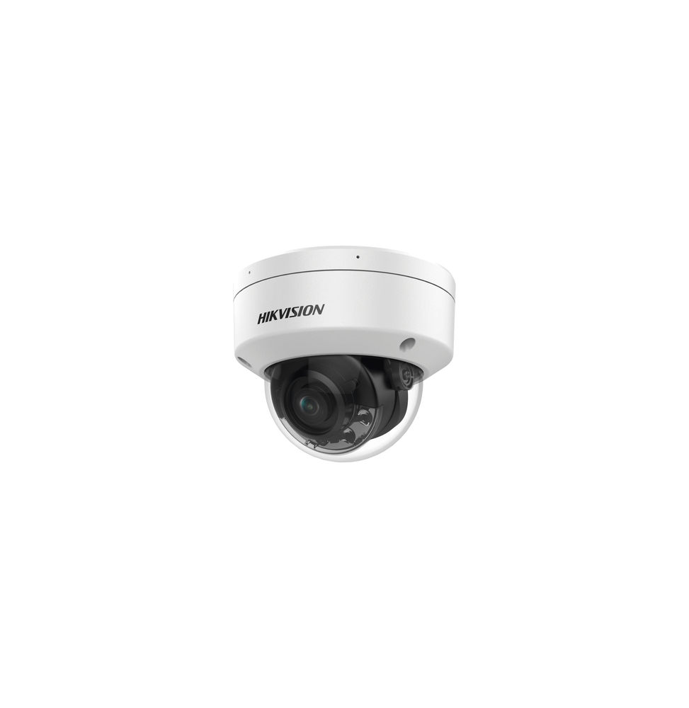 DS2CD2187G2HLISU Domo IP 8 Megapixel / Lente 2.8 mm / Dual Light (30 mts IR  30 mts Luz Blanca / Microfono Integrado / E-S d