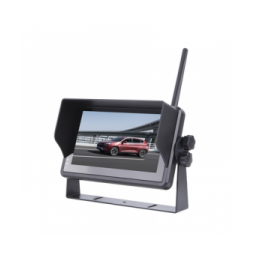 EP175J Sistema Profesional Inalmbrico de Cmara de Reversa Infrarroja y Monitor Touch de 7" para Vehculos de Trabajo y Montac