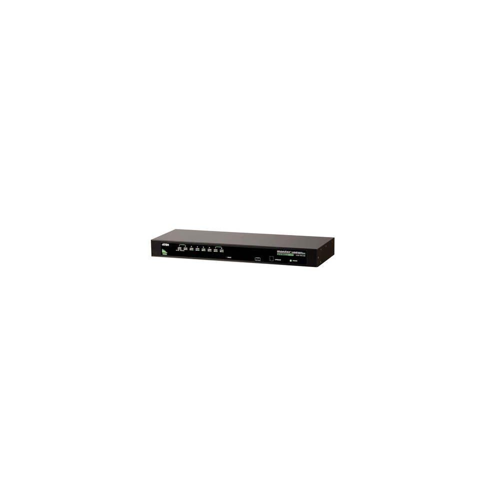 CS1308 Conmutador KVM VGA PS/2-USB de 8 puertos /Cascada/W/(EE.UU./UE/SALIDA) ADP. ATEN