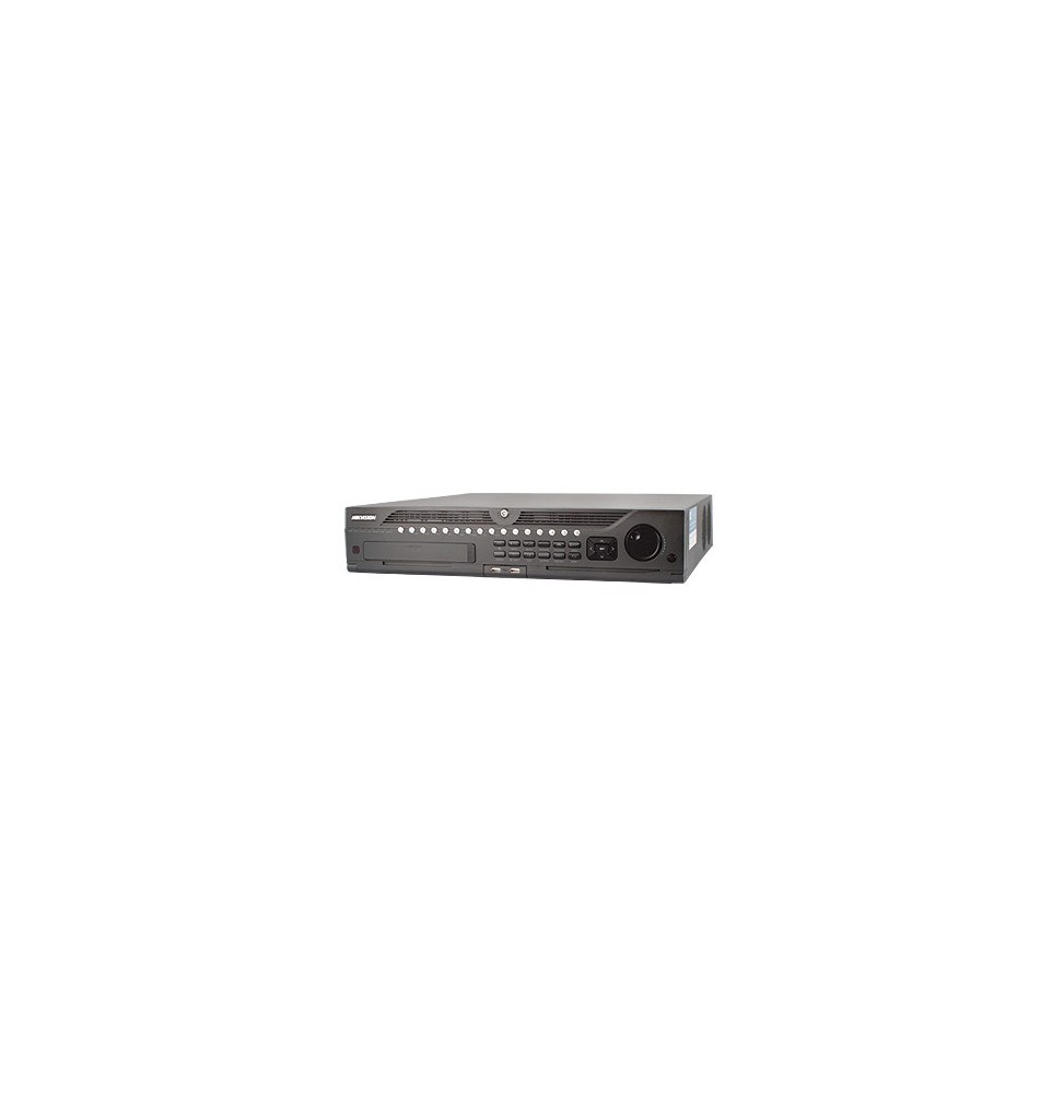 DS9632NIST NVR de 32 canales IP (16 canales en HD) HDMI / VGA 1 canal de audio hasta 8 HDDs 4TB c/u