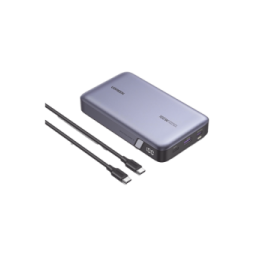 25188 Power Bank de 20000mAh  3 Salidas 100W Max.  USB-A  2 USB-C  PD 3.0  QC3.0  FCP  SCP  Pantalla Inteligente  Carcasa Ig