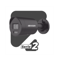 DS2CD2043G2LI2UBLACK Bala IP 4 Megapixel / Color Negro / Lente 2.8 mm / 40 mts IR EXIR / Exterior IP67 / WDR 120 dB / PoE /