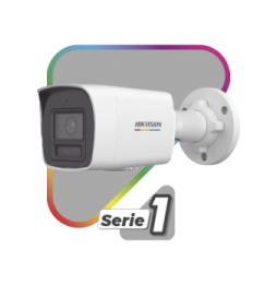 DS2CD1047G2HLIUF Bala IP 4 Megapixel / Lente 2.8 mm / ColorVu / Dual Light (30 mts IR  30 mts Luz Blanca) / Micrfono Integra