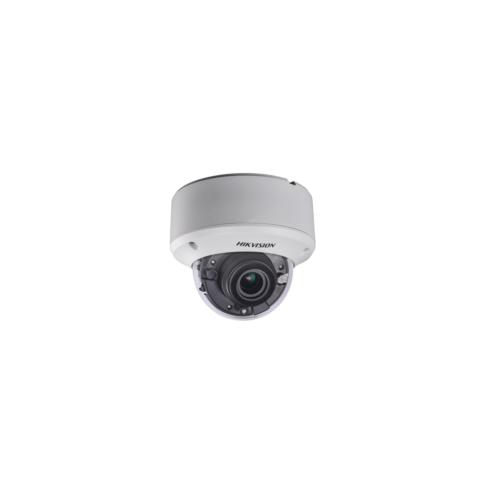 DS2CE56H0TVPIT3ZF Domo TURBOHD 5 Megapixel / Lente Mot. 2.7 a 13.5 mm / 40 mts IR EXIR / dWDR / 4 Tecnologas (TVI / AHD / CV