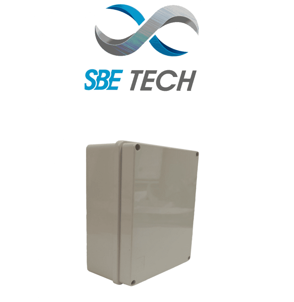 SBE TECH SBT1630014 SBETECH OP19014070- Caja plstica de tapa opaca / 19 cm X 14 cm X 7 cm / Multiusos/ Grado de protecci