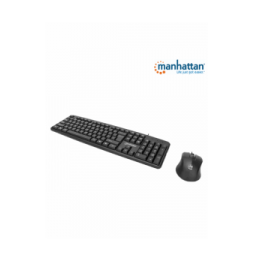 MANHATTAN MAN0460011 MANHATTAN 178464 Juego de teclado y mouse ptico  cableados Teclado con cable y ratn ptico con cable