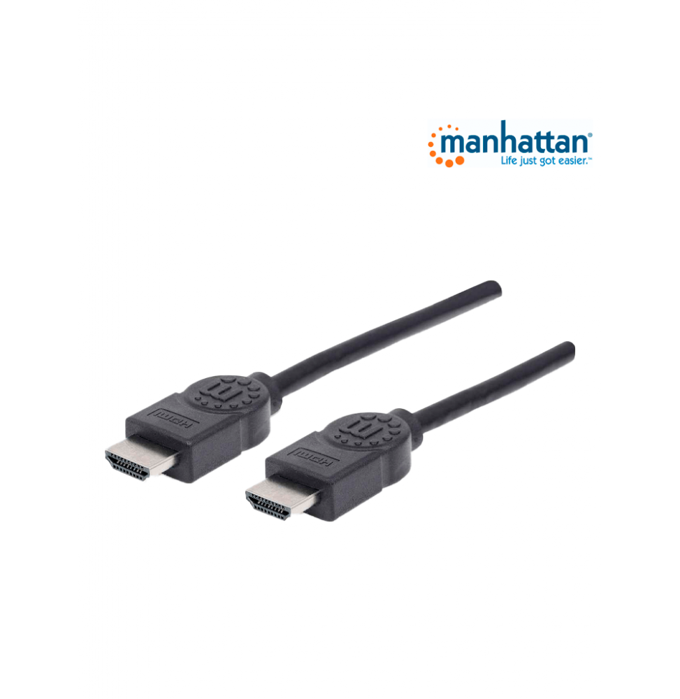 MANHATTAN MAN2760012 MANHATTAN 323222 - Cable HDMI de Alta Velocidad con Canal Ethernet 1.4 M-M 3.0MEthernet