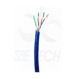 SBE TECH SBT2640008 SBE TECH SBE-UTPC6UCERT-BL-NP - CABLE UTP CAT6/ 100% COBRE/CAJA 305 METROS/ COLOR AZUL/ 23 AWG/ SEPA