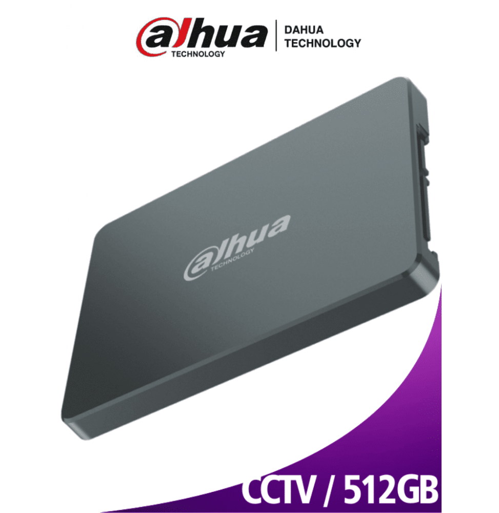 DAHUA DHT1490018 DAHUA SSD-V800S512G - Disco de Estado Solido de 512GB 2.5"/ Especial para DVR o NVR / SSD CCTV Series/