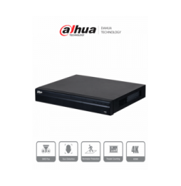 DAHUA DHT0200021 DAHUA DHI-NVR4216-4KS3 NVR de 8 Megapixeles/ 4k/ 16 Canales IP/ Rendimiento de 160 Mbps/ Smart H.265/ 2