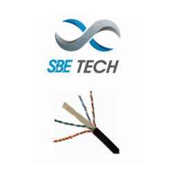 SBE TECH SBT2640012 SBETECH SBEUTPC6EXTNL - Cable UTP  / Categora 6 / Para exteriores / 305m / Color negro