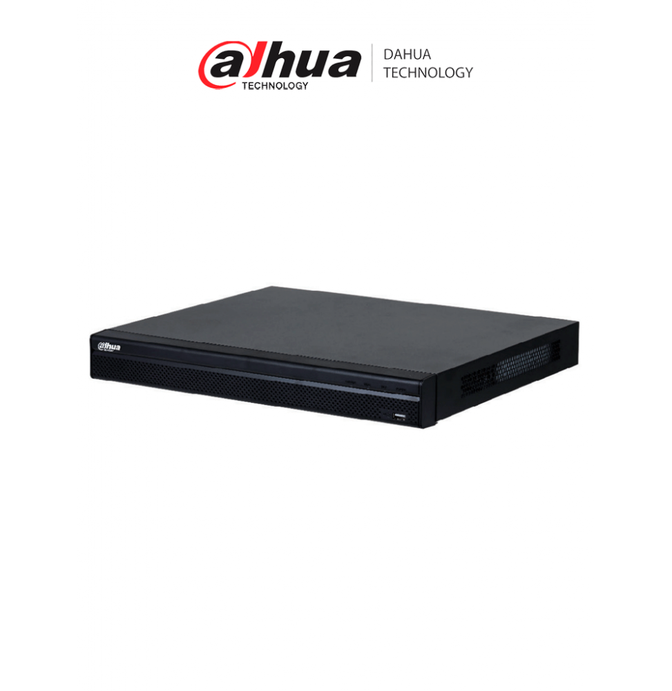 DAHUA DHT0190012 DAHUA DHI-NVR4208-8P-4KS3 NVR de 8 Megapixeles/ 4k/ 8 Canales IP/ 8 Puertos PoE/ Rendimiento de 160 Mbp