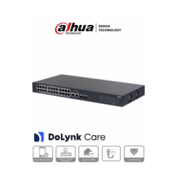 DAHUA DHT3720033 DAHUA CS4226-24ET-240 - Switch PoE de 26 Puertos/ 24 Puertos PoE 10/100/ 2 Uplink 10/100/1000  2 Puerto