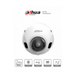 DAHUA DHT4390007 DAHUA DH-DAE-CPC5241FPN-0210B - Cmara IP Domo para NVR Movil de 2 Megapixeles/ Lente de 2.1mm con 125 d