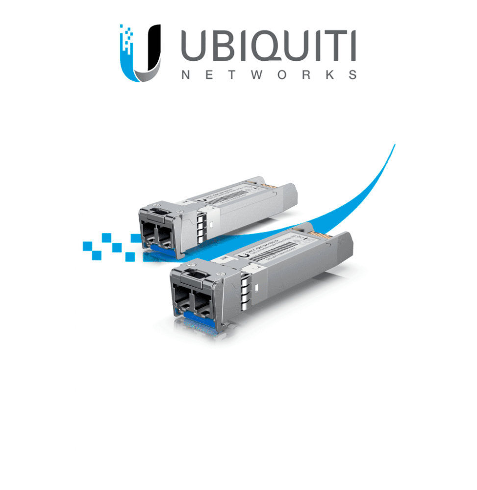 UBIQUITI UBI4160002 Ubiquiti UACC-OM-SM-10G-D-2- UFiber Mdulo SFP 10G/ Transceptor MiniGibic MonoModo 10 Gbps/ Conectore