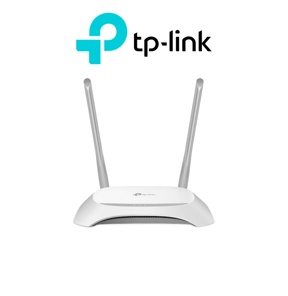 TP-LINK TPL3660001 TP-LINK TL-WR840N - Ruteador Inalambrico  Velocidad hasta 300Mbps  WiFi 4 802.11n/b/g 2.4 GHz  2 Ante