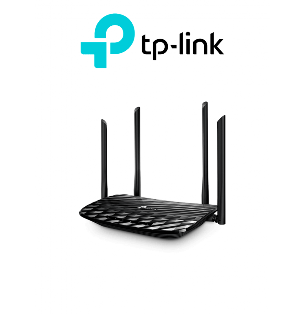 TP-LINK TPL3660013 TP-LINK Archer C6 - Ruteador WiFi AC 1200Mbps/ 1 Puerto WAN RJ45 Gigabit Ethernet/ 4 Puertos LAN RJ45