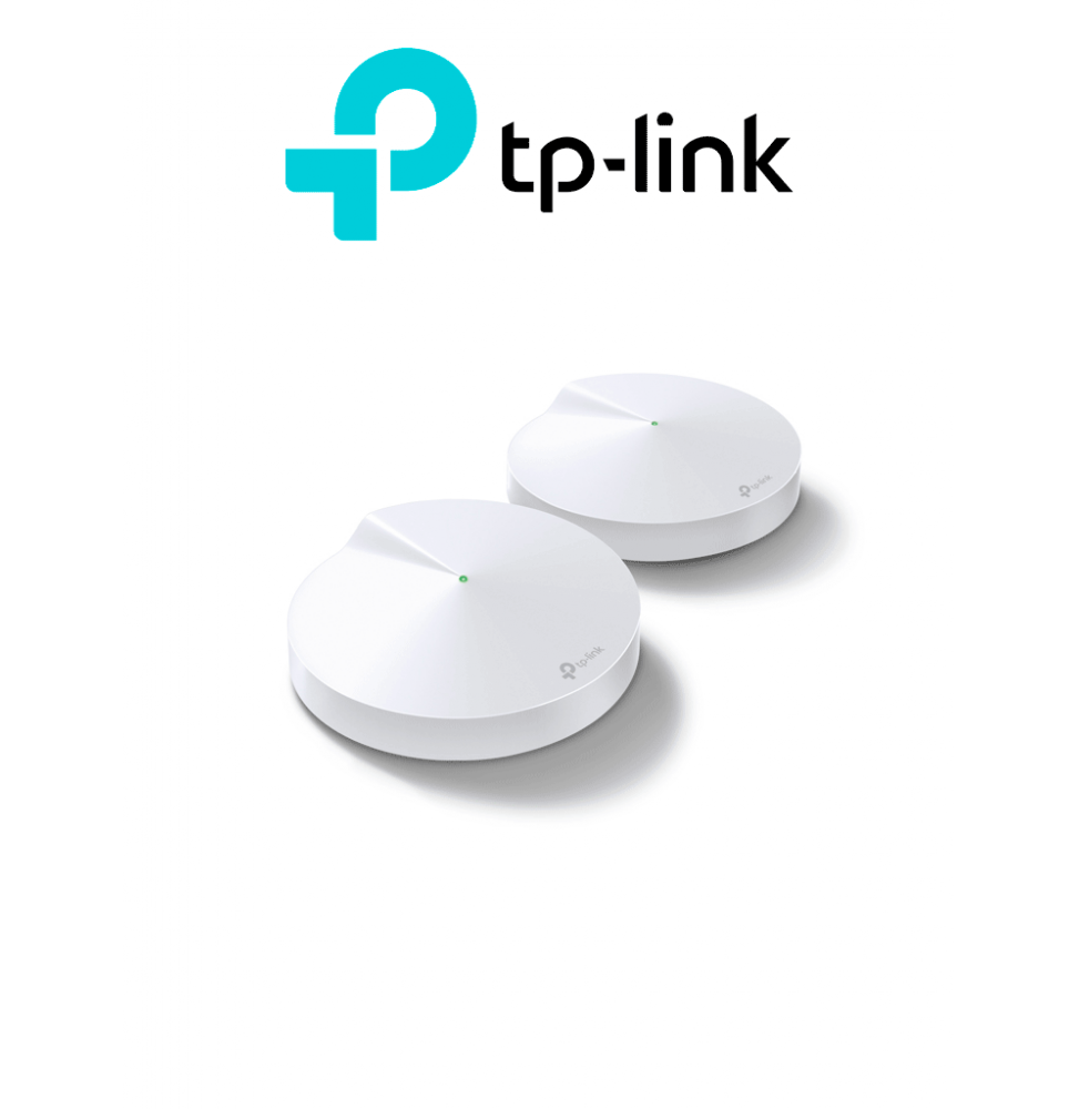 TP-LINK TPL4220013 TP-LINK DECO M5 2 PACK- Kit 2 Routers Inalmbricos MESH Interior para Hogar   Doble Banda Wi-Fi 5 AC13