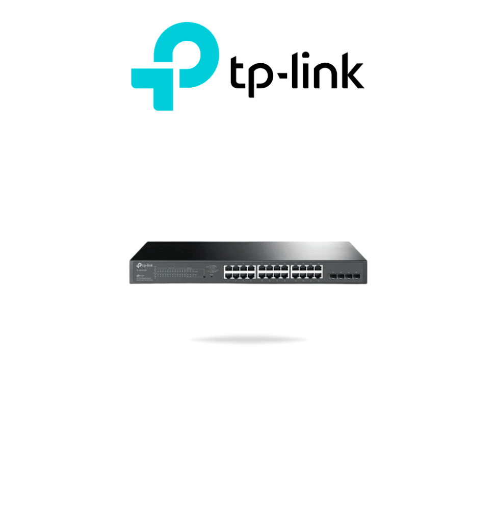 TP-LINK TPL3720017 TP-LINK TL-SG2428P - Switch PoE JetStream SDN Administrable 24 puertos 10/100/1000 Mbps  4 puertos SF