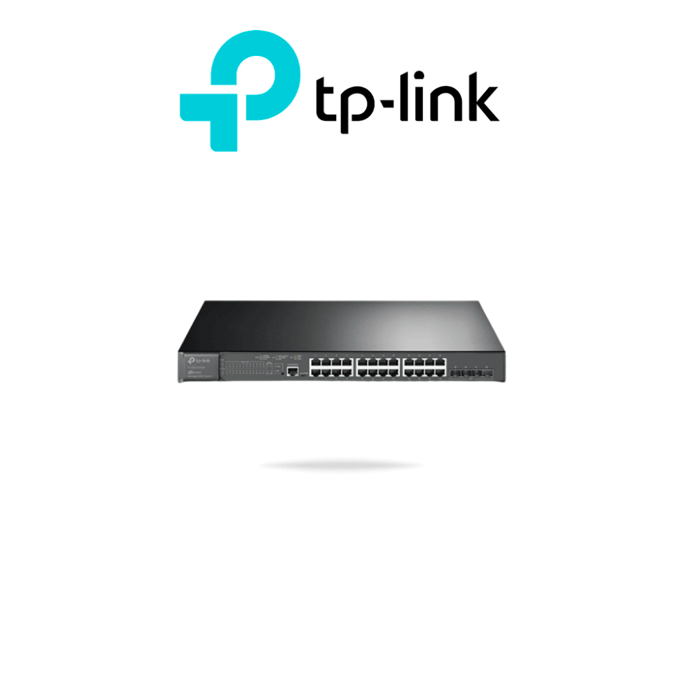 TP-LINK TPL3720019 TP-LINK TL-SG3428XMP - Switch L2 Omada PoE / 24 Puertos PoE 10/100/1000 Mbps / 4 Puertos SFP 10G / 2