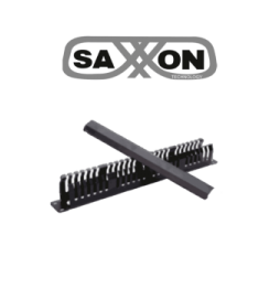 SAXXON SXN0420018 SAXXON SXORGNET48P- Organizador de cables horizontal con tapa para rack de19" / 1U / 48 posiciones / C