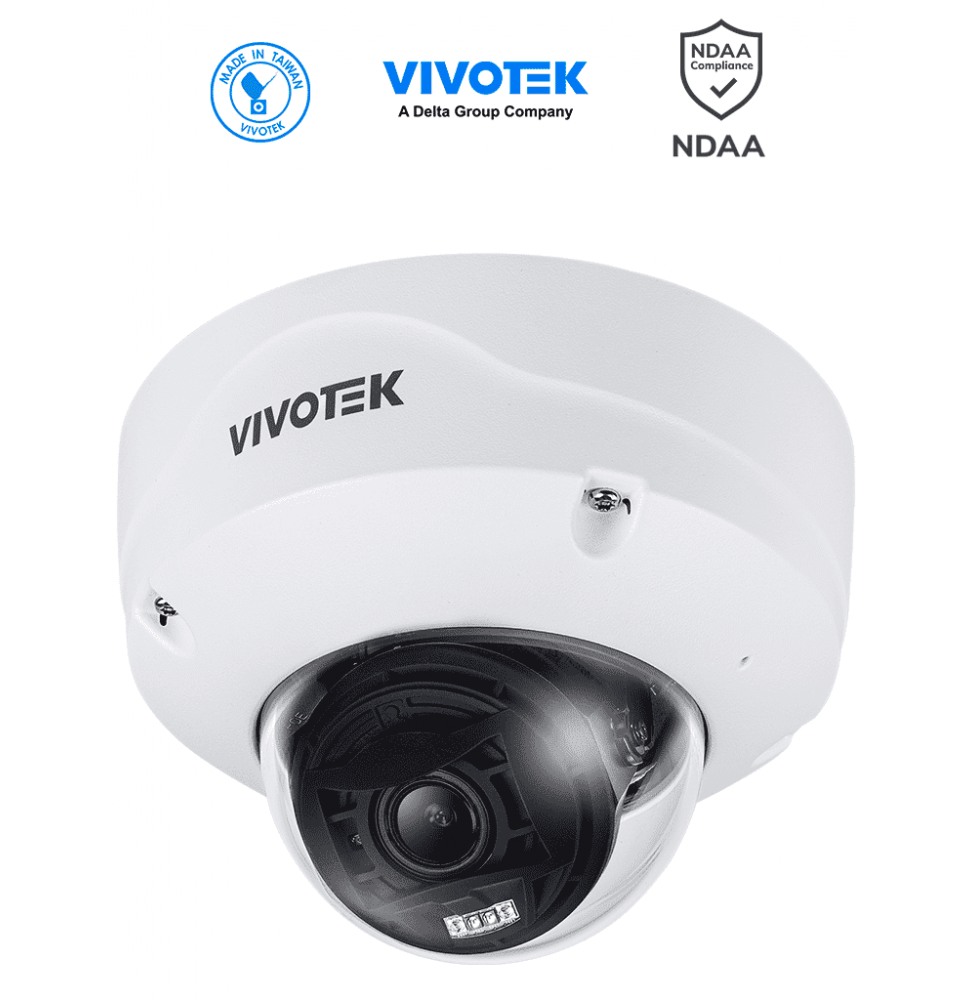 VIVOTEK  FD9387EHTVV3 VIVOTEK FD9387-EHTV-V3 - Cmara IP domo exterior 5 MP  lent