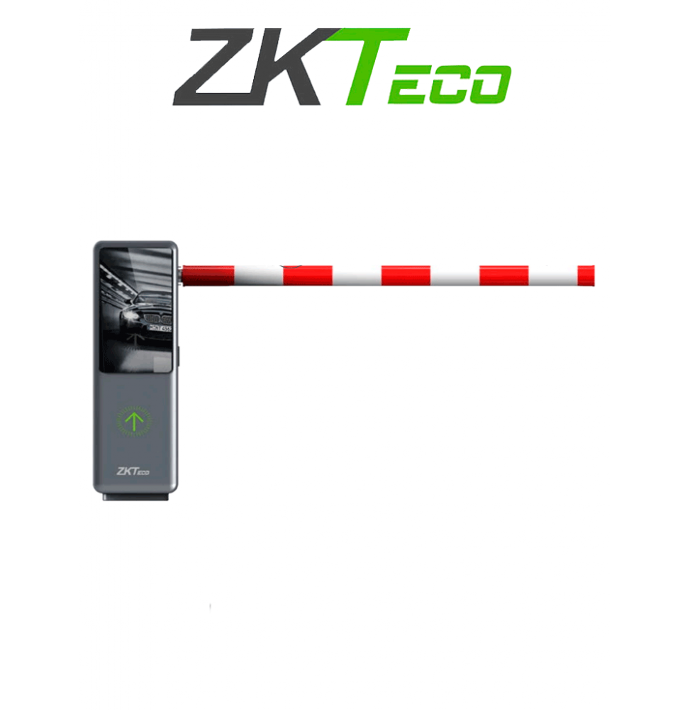 ZKTECO BGLCD100LR ZKTECO - BG-LCD100L/R (3m) - Barrera Vehicular / Brazo Recto 3