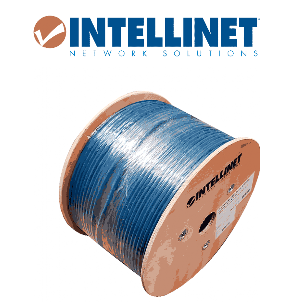 INTELLINET 705042 INTELLINET 705042 Bobina de Cable Cat6a  CM S/FTP  Rollo de 30