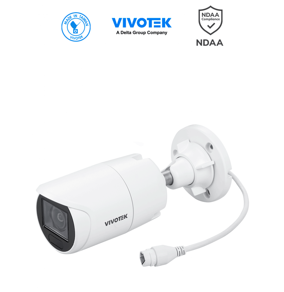 VIVOTEK  IB9383HTV VIVOTEK IB9383-HTV - Cmara IP Bullet exterior 5 MP  Lente Var