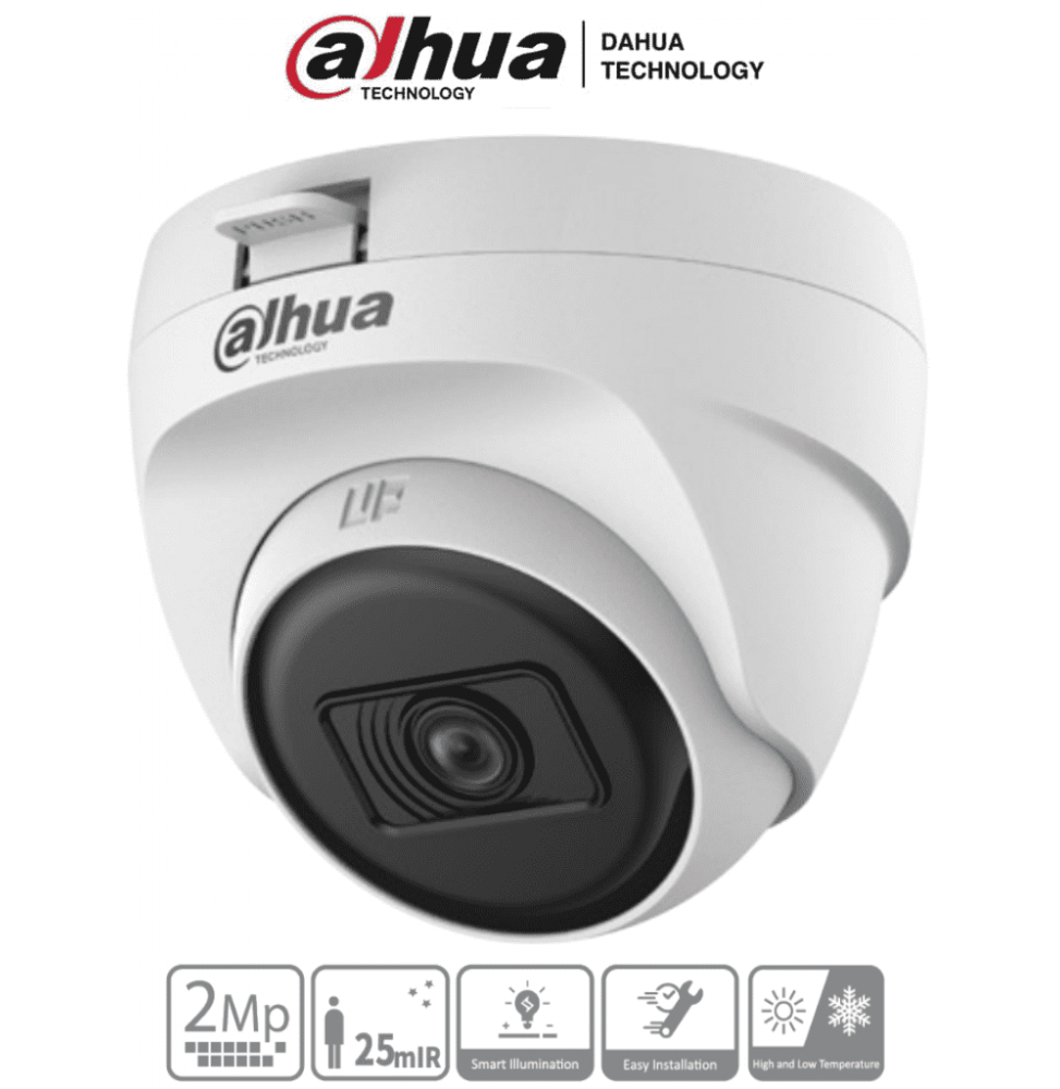 DAHUA DHHACT1A21NU DAHUA  DH-HAC-T1A21N-U-28 - Cmara Domo de 2 Megapixeles/ Lent