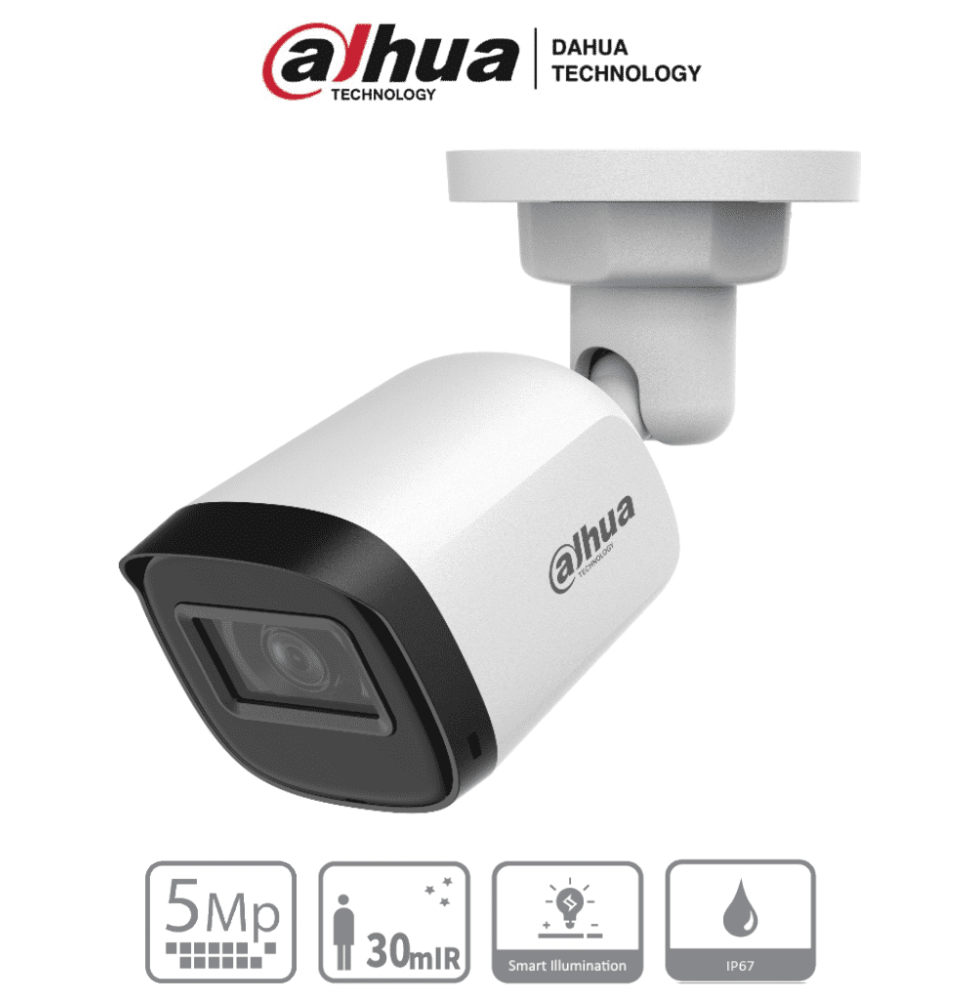 DAHUA DHHACB1A51NU0280B DAHUA HAC-B1A51-U-28-S2 - Cmara Bullet de 5 Megapixeles/